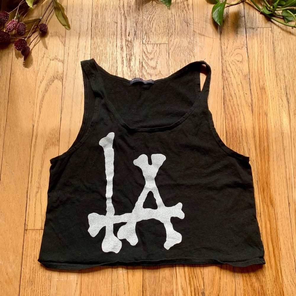 Brandy Melville LA Crop Muscle Tank
